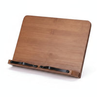 Book Rack with Retaining Lip Multifunctional Desktop Book Stand Hard-Wearing Holder for Readers, Desk, Learning