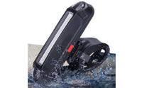 Multiple Flash Modes USB Rechargeable Bike Tail Light Easy to Install LED Cycle Tail Light Water Resistant USB Bike Taillight for Mountain Biking, Night Riding
