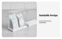 Enclosed emblem Case Transparent Collectible badge Holder Clear View for Anime Fans