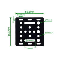 V-Slot Gantry Plate with Wheels Linear Motion V-Slot Gantry Plate Hardware Smooth High Precision for DIY Builders, 3D Printers