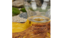Easy to Clean Automatic Amphibian Water Dispenser Anti-Tip Design Weight-Based Water Feeder for Tortoise Space Saving Terrarium Accessory