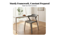 Space-Saving Stackable Armchair Long-Lasting Construction Dining Chair Heavy-Duty Seating Furniture Single-Piece Molding for Event Planners, Business Owners, Restaurant, Reception Area, Kitchen, Waiting Room