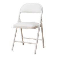 Foldable Padded Folding Chair Space-Saving Design Padded Collapsible Chair Soft Cushion Household Furniture Sturdy Steel Frame for Office Workers, Community Groups, Dorm Room, Indoor and Outdoor Events, Conferences, Parties