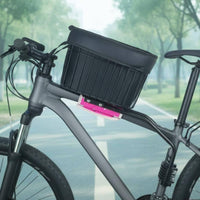 Foldable Dog Bike Basket Easy to Fold Dog Bike Basket Removable for Biking, Outdoor Rides