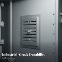 Aluminum Material Type B Marine Air Grille Marine Ventilation Grille Rustproof Ship Air Vent Long-Lasting Construction for Shipbuilders, Yacht Owners, Ships, Yachts, Engine Rooms, Cabins