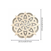 Mandala Wall Decor Boho Mandala Wall Art Zen Layered for Mindfulness Room, Bedroom