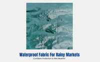 Market Stall Mat, Foldable Two-in-One Cloth Bag, Waterproof Portable Multi-Functional Storage Mat for Night Market