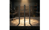 3 Pieces Extension Shaft with Square Drive Rust-Resistant Hex Shank Extension Impact Wrench Adapter Long for Mechanics