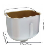 Bread Machine Kneading Bucket Food Grade Bread Maker Insert Simple to Clean
