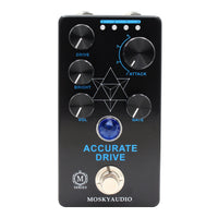 Compact Guitar Effects Pedal Pedalboard-Friendly Guitar Pedal with Metal Enclosure Sturdy Stompbox Portable for Guitarists, Live Stage, Recording Studio