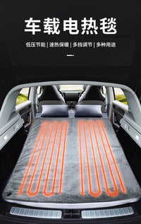 usb车载电热毯12v新款单人户外露营汽车专用电褥子房车双人车用