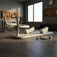 Curved Handles Crawling Trainer Board Padded Crawl Workout Machine Compact Knee Support Trainer Indoor