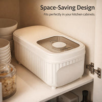 Large Rice Storage Container, Airtight Food Storage Bin, Kitchen Storage, Grain Storage Container, Cereal Storage Bin for Kitchen, Rice Bucket