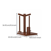 Wooden Yarn Stand Tangle-Unobstructed Yarn Spool Rack Easy to Use for Crocheters