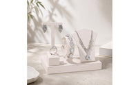 Jewelry Display Stand Large Capacity Freestanding Jewelry Organizer Space-Saving