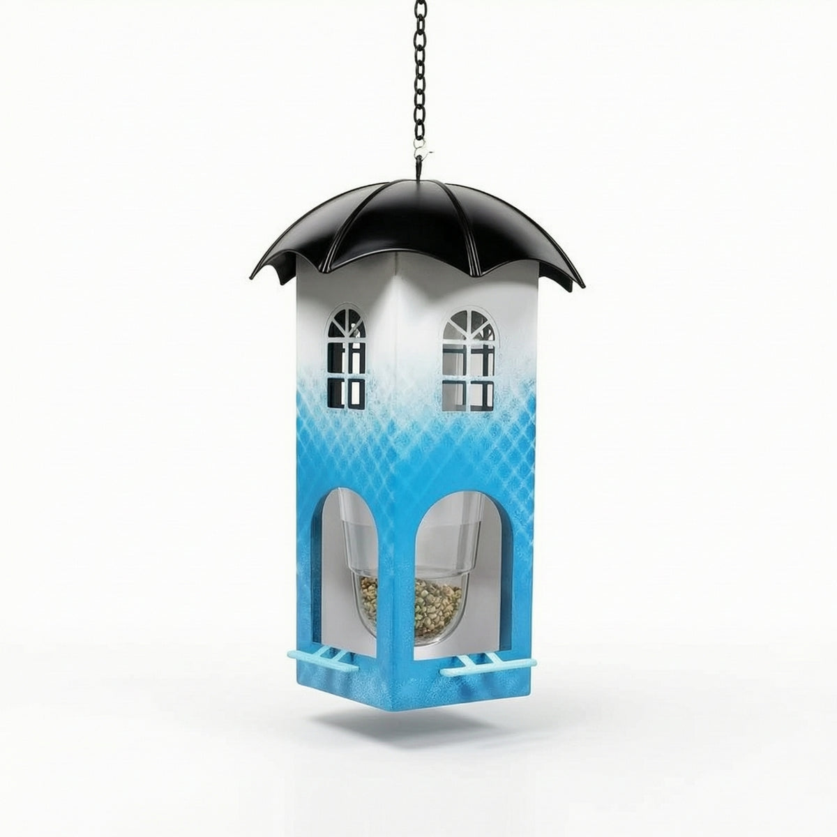 Castle Bird Feeder Decorative Hanging Bird Feeder Long-Lasting for Yard