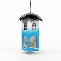Castle Bird Feeder Decorative Hanging Bird Feeder Long-Lasting for Yard