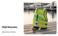 Flotation Vest Lightweight Buoyancy Aid Buoyancy Vest Adjustable Straps Watersports Safety Jacket Long-Lasting for Adults