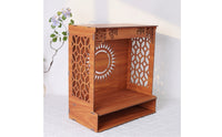 Altar Stand Carved Shrine Stand Decorative Altar with Shelf for Practitioners