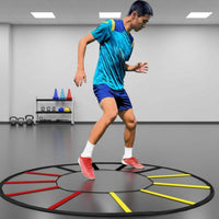 Folding Agility Hoop Foldable Speed Training Circle Training Rings for Kids