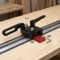 Knurled Screws Table Saw Fence Stop Threaded Mounting Points Sliding Track Stop Adjustable Backstop Positioning Guide Accurate Positioning for Woodworkers