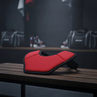 Hockey Neck Guard Pre-Curved Padded Neck Guard Reinforced Guarding Gear