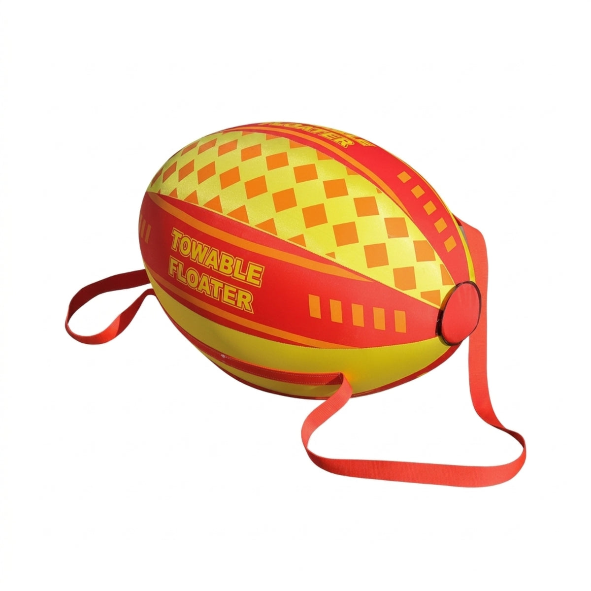 Nylon Inflatable Towable Tube Heavy-Duty Inflatable Tube Water Toy for Boating, Lake