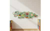 Dinosaur Wall Busy Board Dinosaur Busy Board Finish Wood Wall Activity Center for Kindergarten