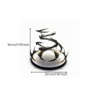 Tabletop Wind-Effect Base Translucent Display Base with USB Cable Illuminated Display Stand with USB Cable Stable for Collectors