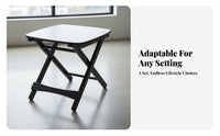 space-saving Foldable outdoor dining Table Minimalist design Portable Furniture Lightweight Outdoor Gear Multi-Purpose for outdoor diningkers, Families, Apartment Dwellers, Camping, Balcony, Backyard, Beach