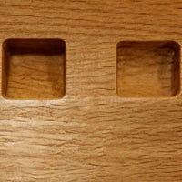 3-Hole Cue Rest Space-Saving Beech Wood Cue Simple Setup Construction Holder
