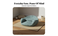 Ergonomic Meditation Cushion Non-Collapsing Cross-Legged Sitting Cushion Long-Lasting Support Memory Foam Floor Chair for Adults, Relaxation, Tea Room