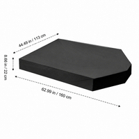 Sturdy Duty Sandbox Cover, 160x113x22cm Boat Shaped Oxford Cloth Sandbox Lid, Waterproof & Dustproof with Drawstring, Kids Sandbox Cover for Backyard