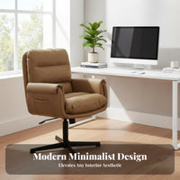 Armless Rolling Task Chair Padded pad Desk Seat Ergonomic Design Adjustable Height for Makeup lovers, Adults, Bedroom