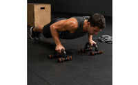 2 Pieces Push up Handles Arm and Chest Training Parallel Push up Handles Sturdy Base Upper Body Workout Handles for Beginners