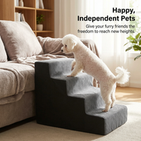 Pet Sofa Bed Access, Dog Small Dogs, Washable Steps, High Density Foam Pet Ramp, Gentle Slope Dog Stairs