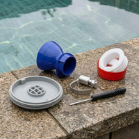 32 Mm Rotating Outlet Elbow Nozzle Angled Swimming Pool Nozzle Fitting Threaded Rotatable Pool Return Jet Plastic