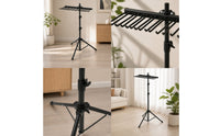 Drumstick Rack with Tripod Base Stable Drumstick Holder with Clamp Adjustable Musical Accessory for Drummers, Percussionists, Stage, Rehearsal Studio