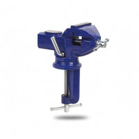 Mini Vise with Swivel Base Compact Tabletop Clamp Vise Adjustable for Workbench