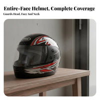Full Face Helmet Detachable Warm Liner Helmet Breathable Lining Shielded Headwear for Adults, Winter Riding, Commuting, City Travel