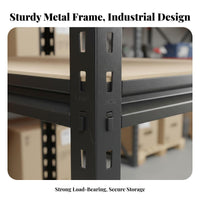 Heavy Duty Storage Rack High Load Capacity Adjustable Utility Rack Versatile Freestanding Storage Shelves for Homeowners, Workshop, Pantry, Office