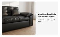 Multi-Functional Fold-down Sleeper Sofa Foldable Design transformable Couch Space-Saving Living Room Furniture Vintage design for Apartment Dwellers, Families, Pet Owners, Small Spaces, Bedroom, Home Office