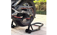 Motorcycle Front Rear Wheel Stand Universal Motorcycle Rear Support Stand Versatile for Garage, Workshop