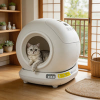 Self-Cleaning Waste Management System with App Control Large Capacity Pet Supply Spacious for Apartment