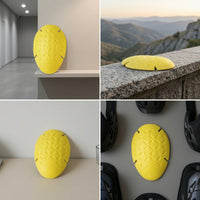 Contoured Motorcycle Shoulder Pads Vented Safety Protective Padding Inserts Perforated Motorcycle Protective Padding Pad Set Flexible for Motorcyclists, Riders, Riding Gear