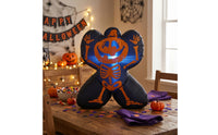 Outdoor Inflatable Skeleton with Light Glowing Halloween Inflatable with LEDs Quickly Inflates Inflate Decoration Large for Lawn