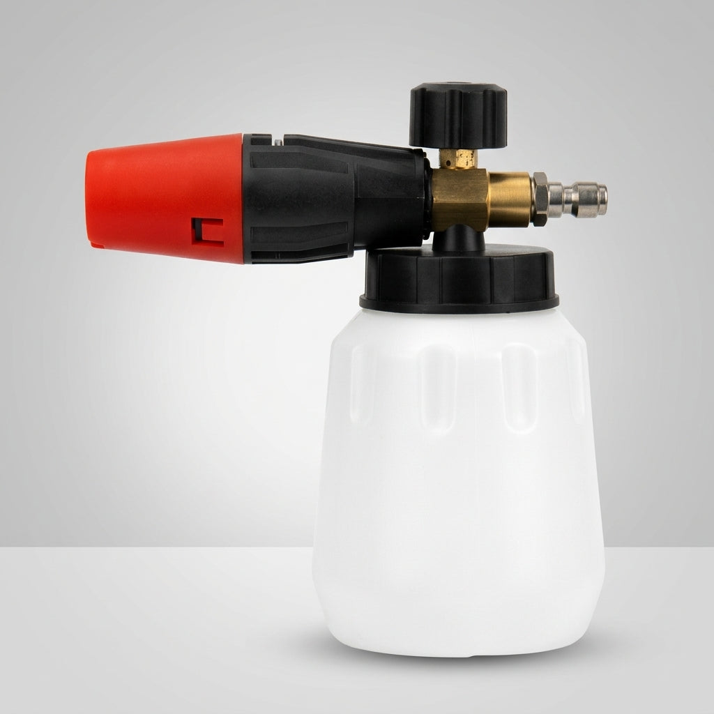 Car Cleaning Foam Sprayer for Professional Car Washing, Pressure Washer Compatible Foam Lance with Adjustable Nozzle, 0.33kg Dispenser Bottle