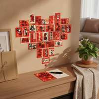 Housewarming Decorative Postcard Set for New Home Photo Background