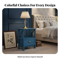Vintage design 3-Drawer Nightstand Distressed Finish 3-Drawer End Table Sturdy Construction Bedside Cabinet adaptable Design for Apartment Dwellers, Homeowners, Interior Decorators, Guest Room, Small Spaces, Hallway, Office