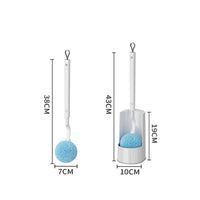 Toilet Brush with Holder Floor-Standing Toilet Brush Space-Saving Drain-dryFree for Bathroom